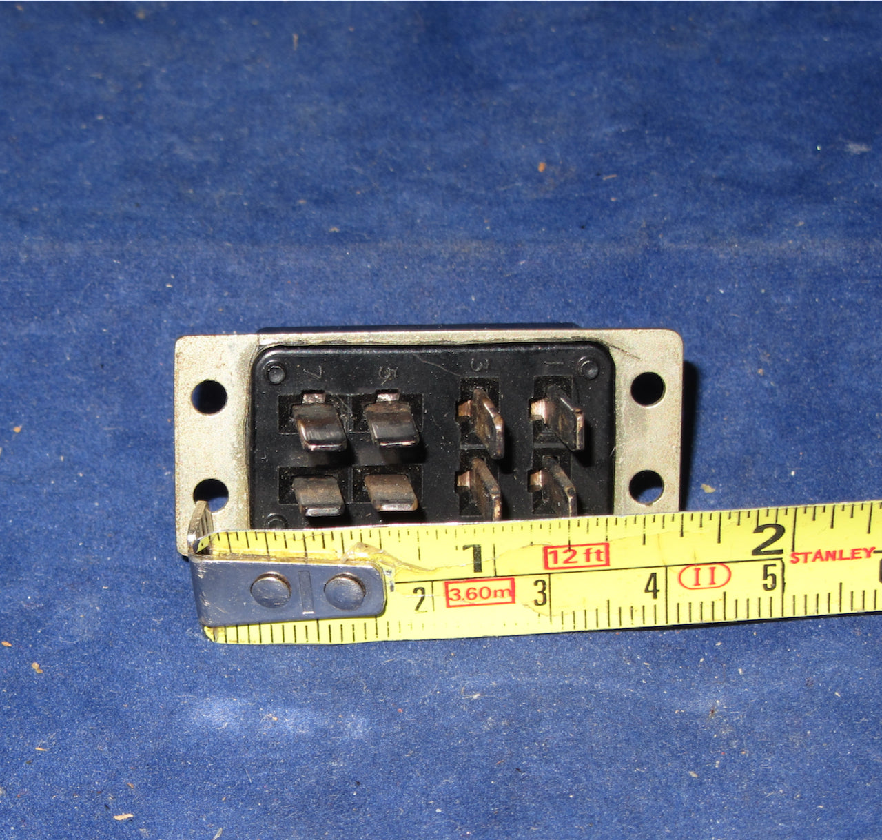 MINIATURE JONES PLUG, 8 PIN MALE FOR EMS SYNTHI-A, EMS SYNTHI-AKS, EMS SEQUENCER, VCS3, DKS1/2,
