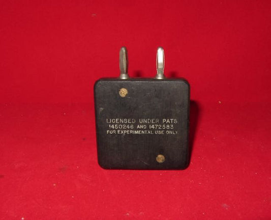 General Radio, Type 376, 600KHZ, , 600 KC, Brass Cased ,Crystal Unit, Frequency Standard, from 1930