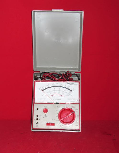 Pantec, Carlo Gavazzi, Dolomiti, Major, Analogue Multimeter, Red Cased c/w  Leads & Grey Outer Clamshell Case