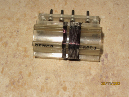 DENCO, RANGE 3, BLUE TAB, POLYSTYRENE FORMER, 4 PIN COIL, 4 - 9 MHz ,( TUNED 100pF),