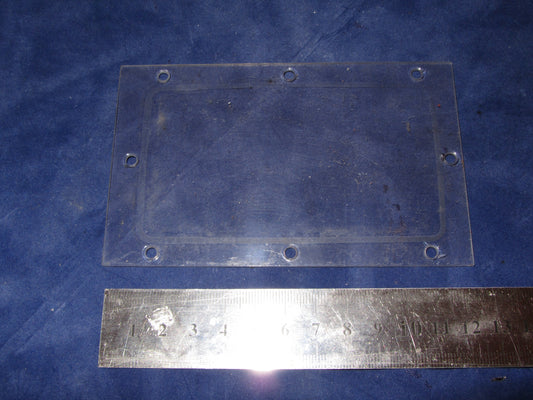 PERSPEX SHEET, 125 X 75 X 1mm