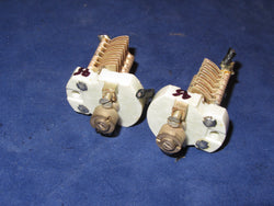 Pair of Ceramic Bodied Trimmer, 45pF, Air Ministry, Ex Equipt, Jackson, C801