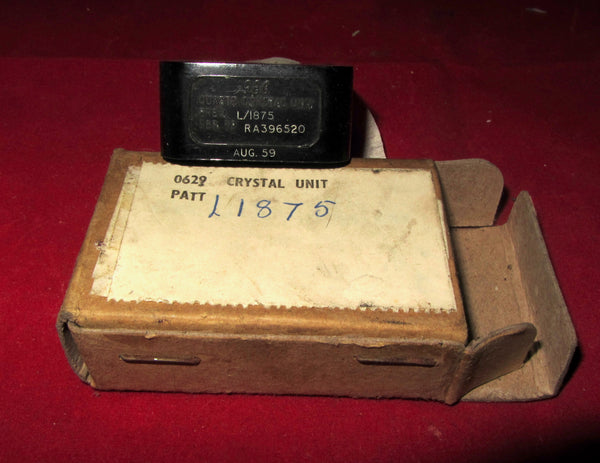 Crystal, 18750 KHz, Boxed, New, Dated 1959