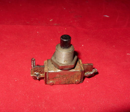 BULGIN ,S357, SPC-O, BIASED PRESS  SWITCH, EX EQUIPT