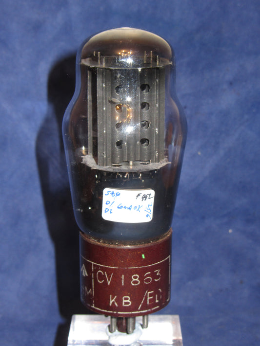 CV1863, STC, MILITARY SPECIFICATION, 5Z4G, BROWN BASE, FOOTSCRAY, SEPTEMBER 1952 MANUFACTURE