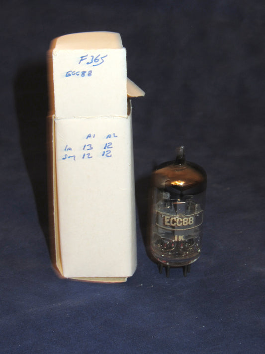 ECC88, RFT, WHITE GENERIC PRINT, IK DATE CODE