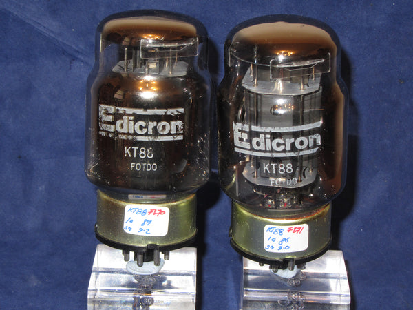 KT88, Edicron, Matched Pair, 1990s production