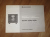 TRIO, KENWOOD, VFO-520, INSTRUCTION MANUAL,