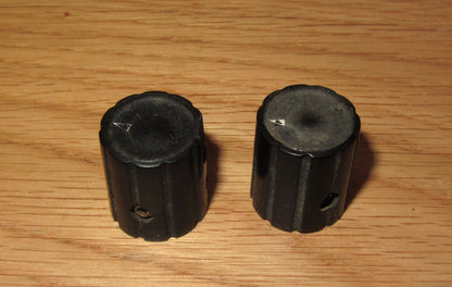 2X 1970s, Hewlett Packard, HP, black knobs, 16mm Dia, 18mm Height