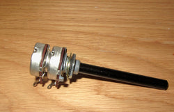 OMEG,  2M2 + 2M2 LOG, 20mm Metal Case, Ganged Potentiometer