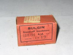 BULGIN, SW49, 5W 6BA ,STANDOFF INSULATOR, BOXED FROM 1937
