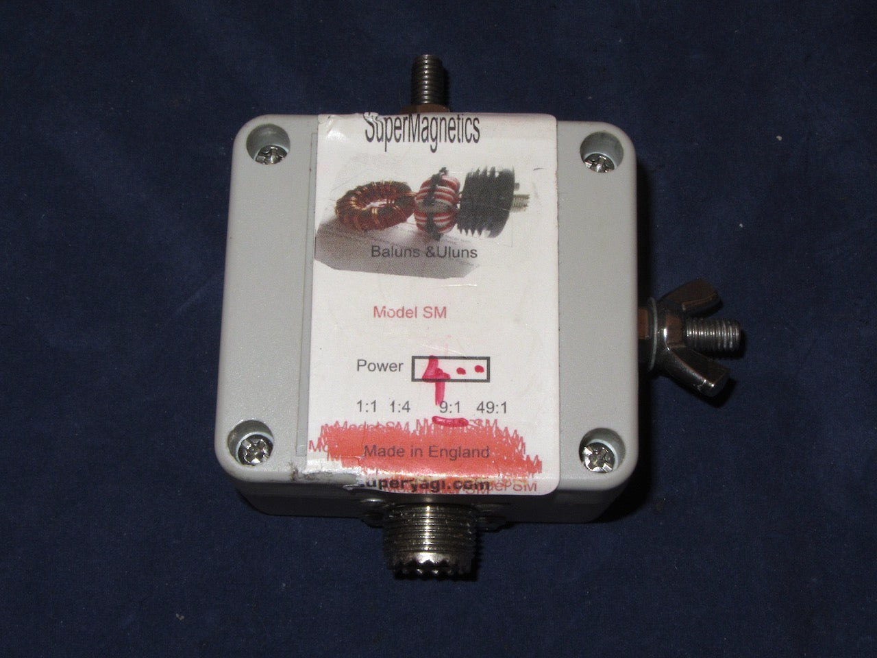 SUPERMAGNETICS, SUPERYAGI, MODEL SM ,400W, 9:1 BALUN