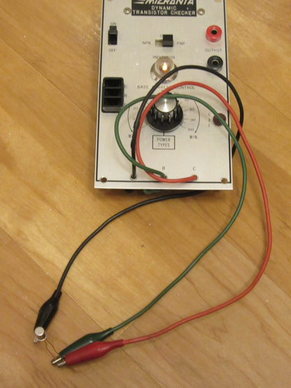 MICRONTA, DYNAMIC TRANSISTOR TESTER,  22-024, 1979 MANUFACTURE