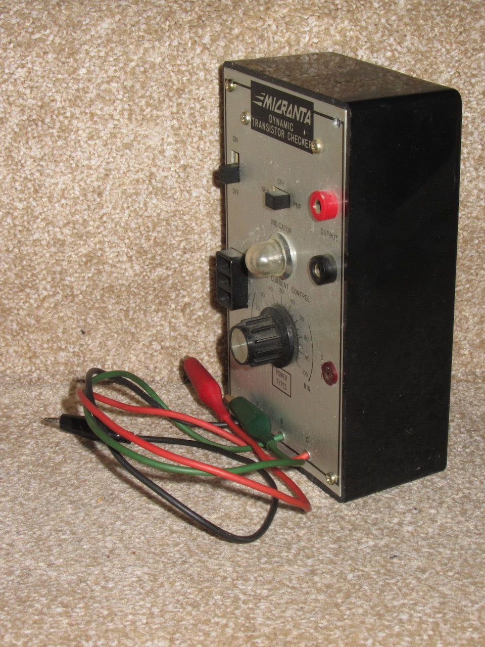 MICRONTA, DYNAMIC TRANSISTOR TESTER,  22-024, 1979 MANUFACTURE