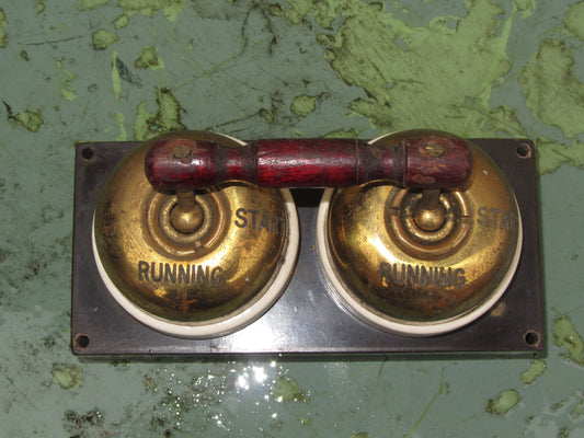 Vintage Aircraft Twin Magneto/Accumulator Switch ,Type 49, Air Ministry ,10A/7540