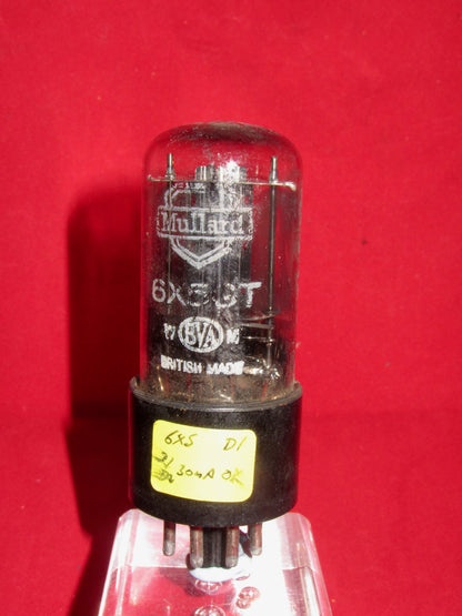 6X5GT, MULLARD, EU2 J5K, MULLARD TOTTENHAM, (TUNGSRAM), NOVEMBER 1955 PRODUCTION 6X5