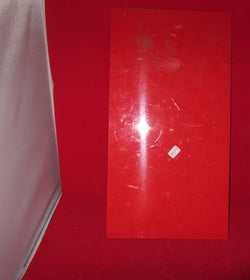 Two Layer, Plastic Sheet, Red/White, For Engraved Signs, 350 x 150 x 4 mm