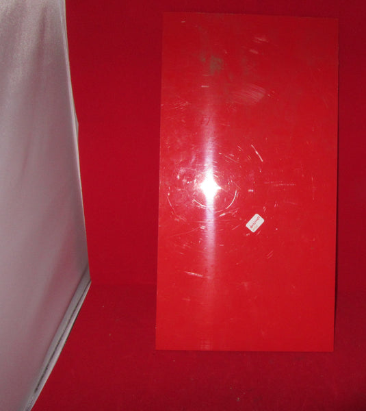 Two Layer, Plastic Sheet, Red/White, For Engraved Signs, 205 x 185 x 3 mm