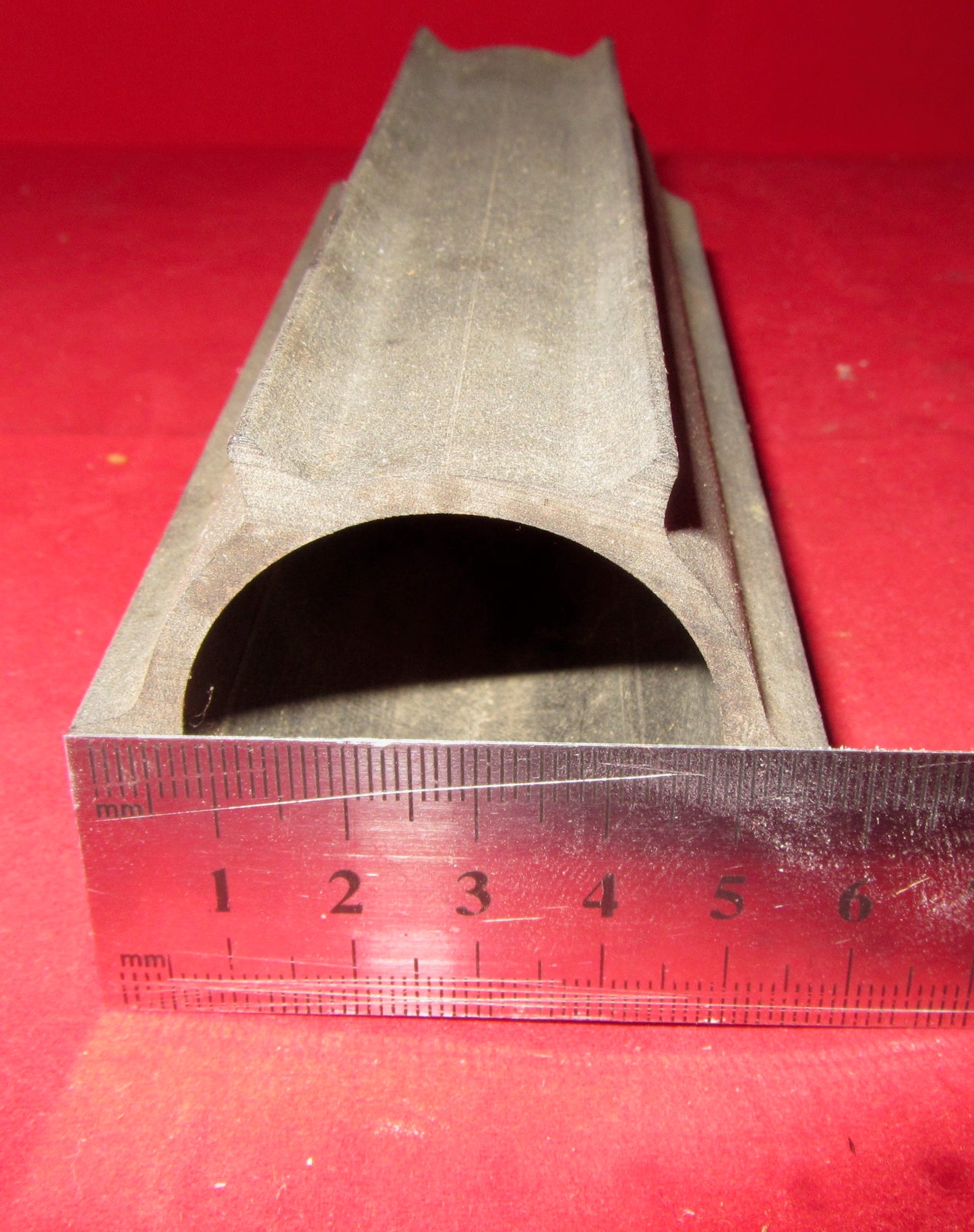 1926,  EBONITE, COIL FORMER, COIL QUOIT, BOXED, REDFERNS RUBBER COMPANY, HYDE, 150 x 55mm