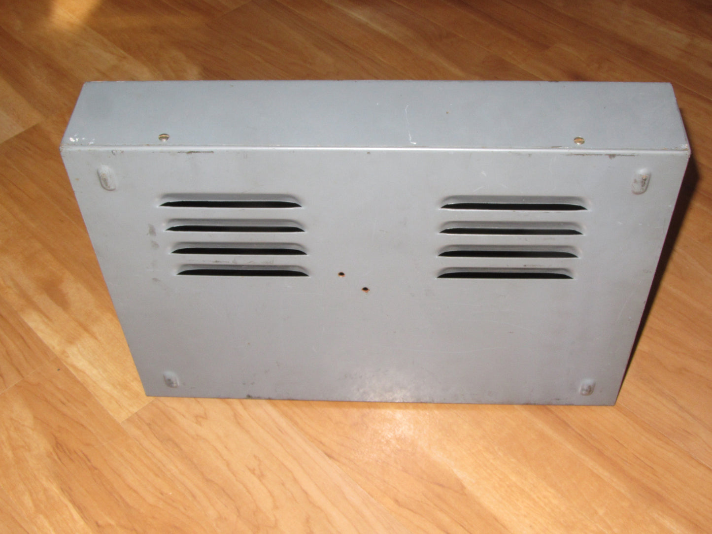 IMHOF'S ,SLOPED FRONT, LOUVRED, INSTRUMENT CASE