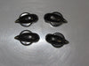 ICA INSULINE,, CHICKEN HEAD, KNOB, BLACK, SET OF 4X