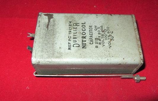 PIO, BLOCK CAPACITOR, CLIPS, DUBILIER