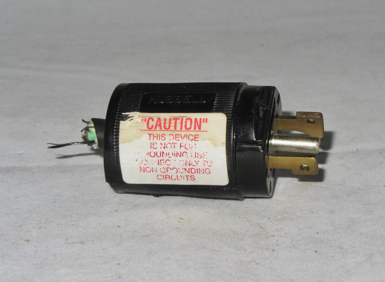 Hubbell, HBL7485V, Midget twist lock plug, 3 pole, male, US,