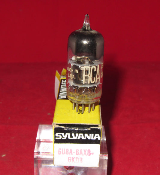 6U8A, RCA, SYLVANIA BOXED,  ECF82,  1960S PRODUCTION