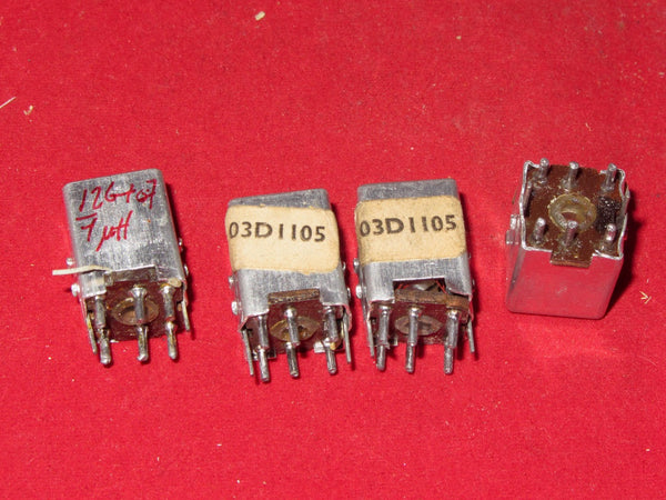 IF TRANSFORMER, IFT, NEW, MARKED  03D1105, 126 + 0.7uH INDUCTANCE