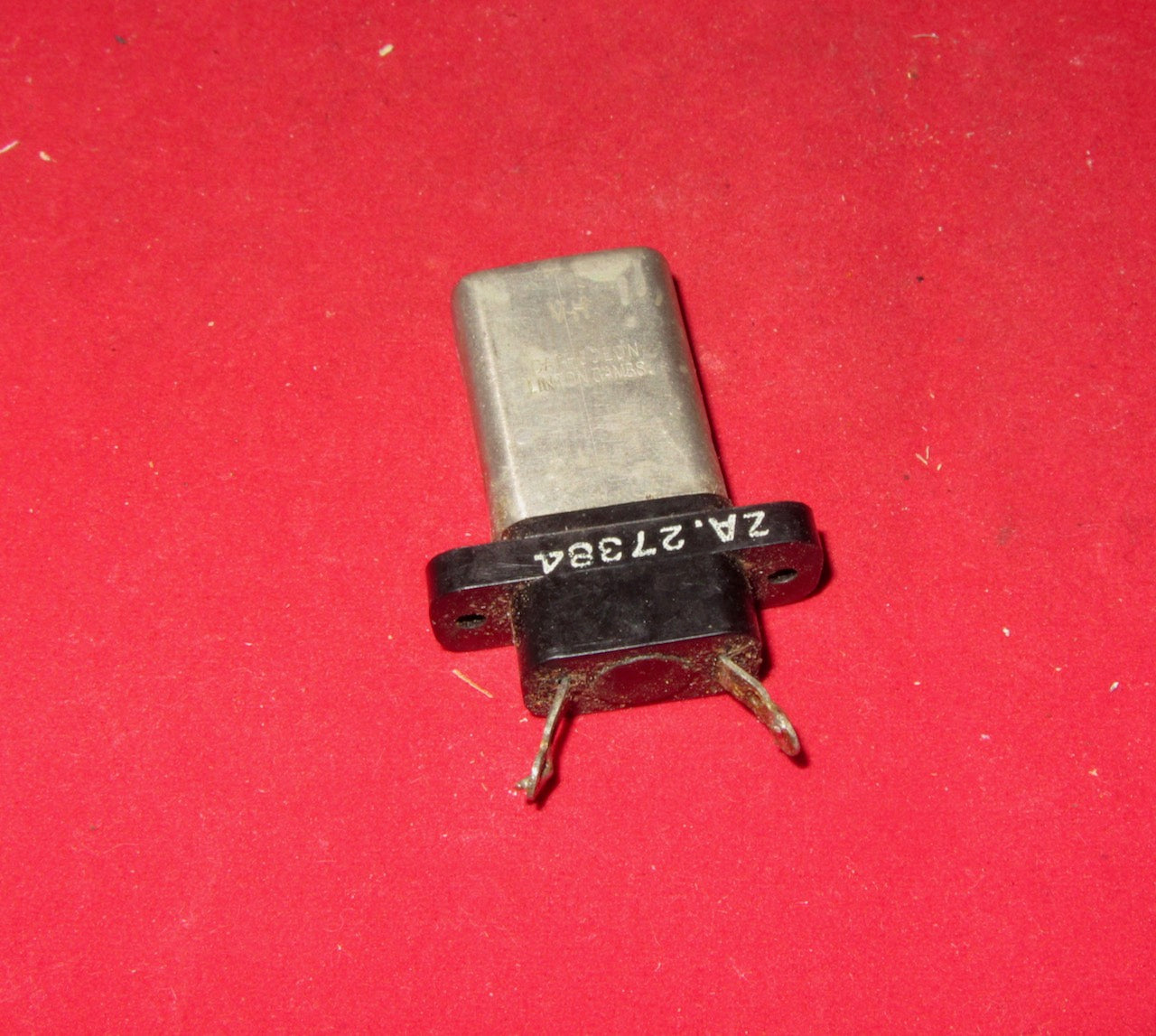 ZA27384, Crystal Holder, Crystal Socket, c/w, 11750KHz, Cathodeon Crystal
