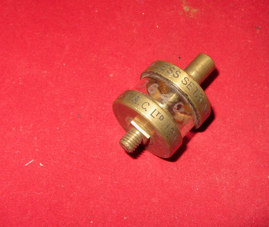 STC, CRYSTAL 2005 KCS, BRASS BOUND, WIRELESS SET NO 7, WS7, DATED 1935