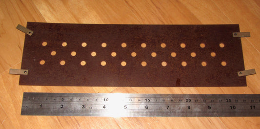 TUFNOL SHEET 85 X 280 X 1mm, 29x VENTILATION HOLES