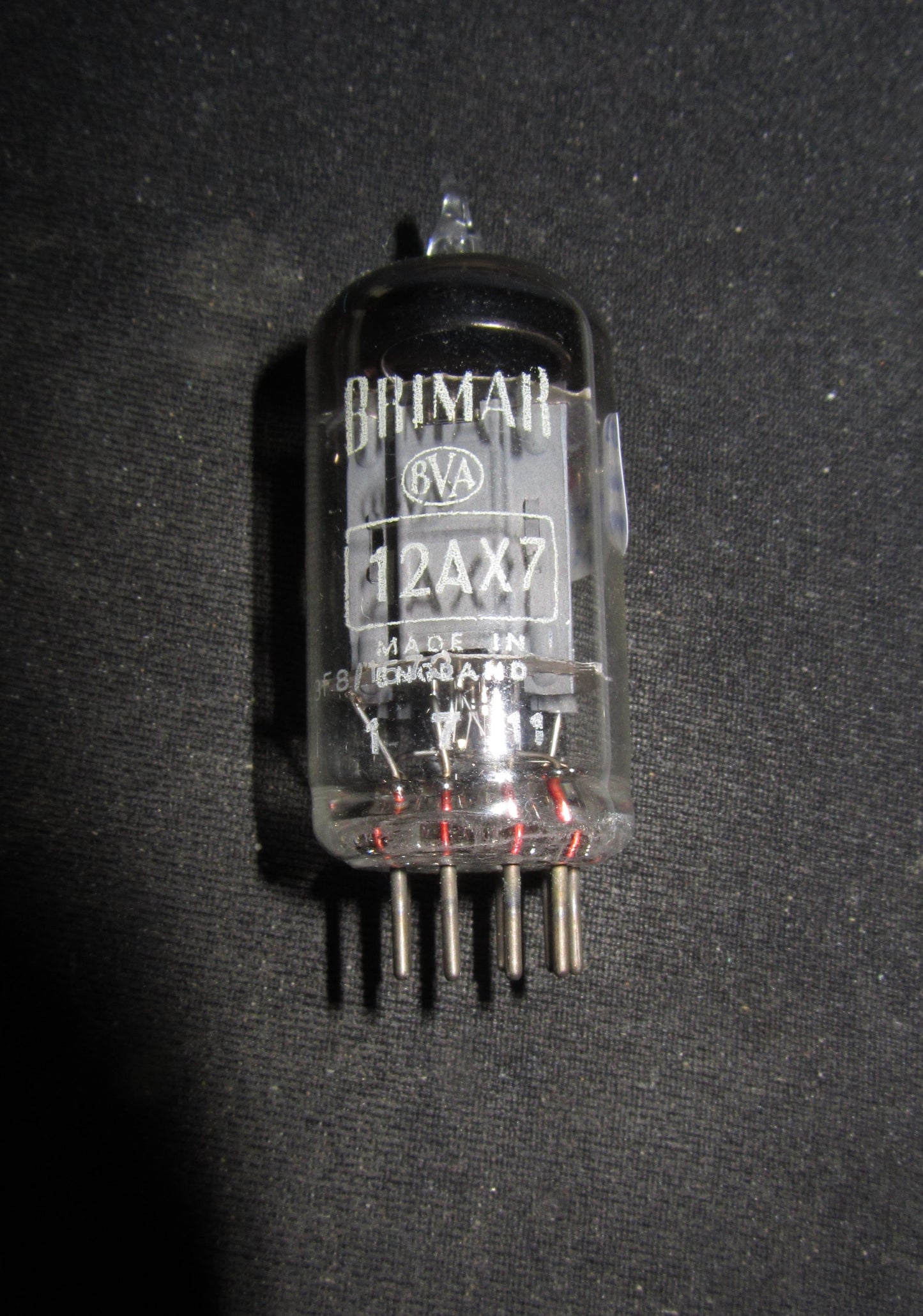12AX7,  Brimar, Manufactured  June 1968,  ECC83