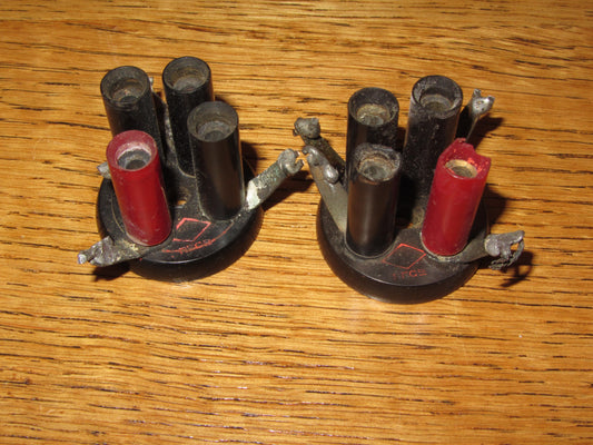 National, Baseboard Valve Base,  British 4 Pin, B4,   Black, Valve Holder,  1929