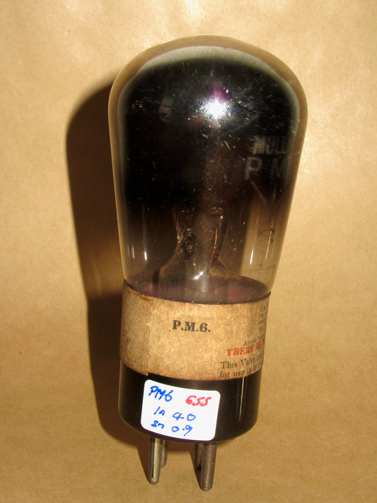 PM6, MULLARD, GLOBE ENVELOPE