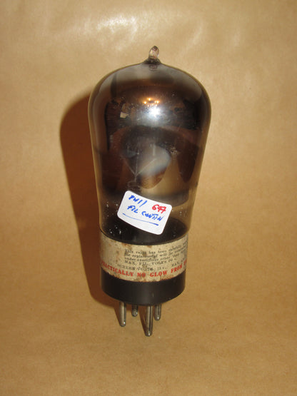 PM11, MULLARD, PIP TOP, GLOBE ENVELOPE, FILAMENT HAS CONTINUITY
