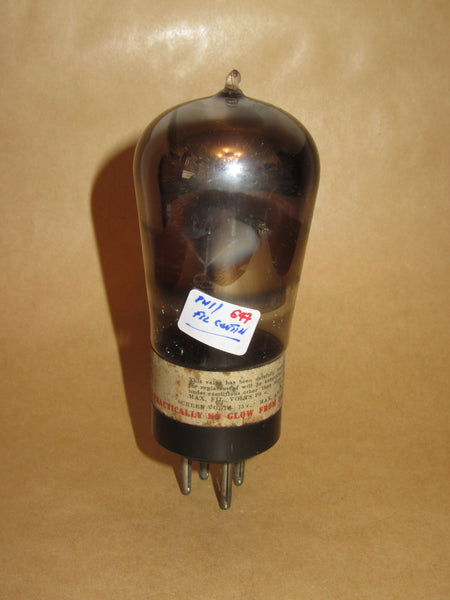 PM11, MULLARD, PIP TOP, GLOBE ENVELOPE, FILAMENT HAS CONTINUITY