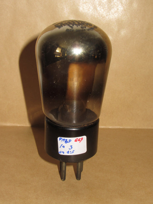 PM6D, MULLARD, B4, GLOBE ENVELOPE, 6V FILAMENT, TRIODE