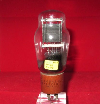 801A, GENERAL ELECTRIC, 3 RIB CHARCOAL ANODE, BROWN BASE