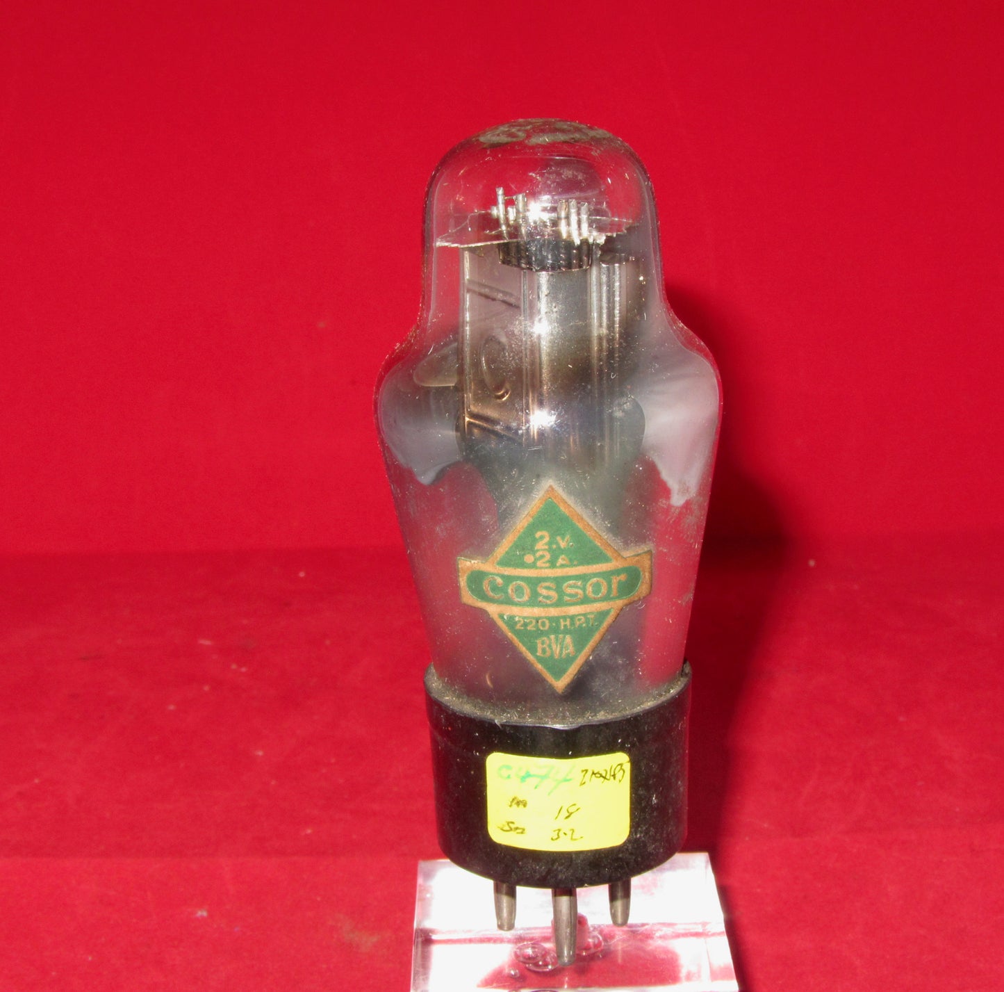 220HPT. COSSOR. BATTERY AUDIO OUTPUT PENTODE,  KT2 EQUIVALENT