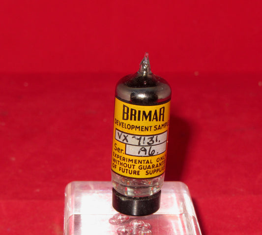 VX7131 Brimar, CV4067, CV471, VX8167  Experimental, Laboratory Sample, Tetrode,  B7G based,  Jan 1956