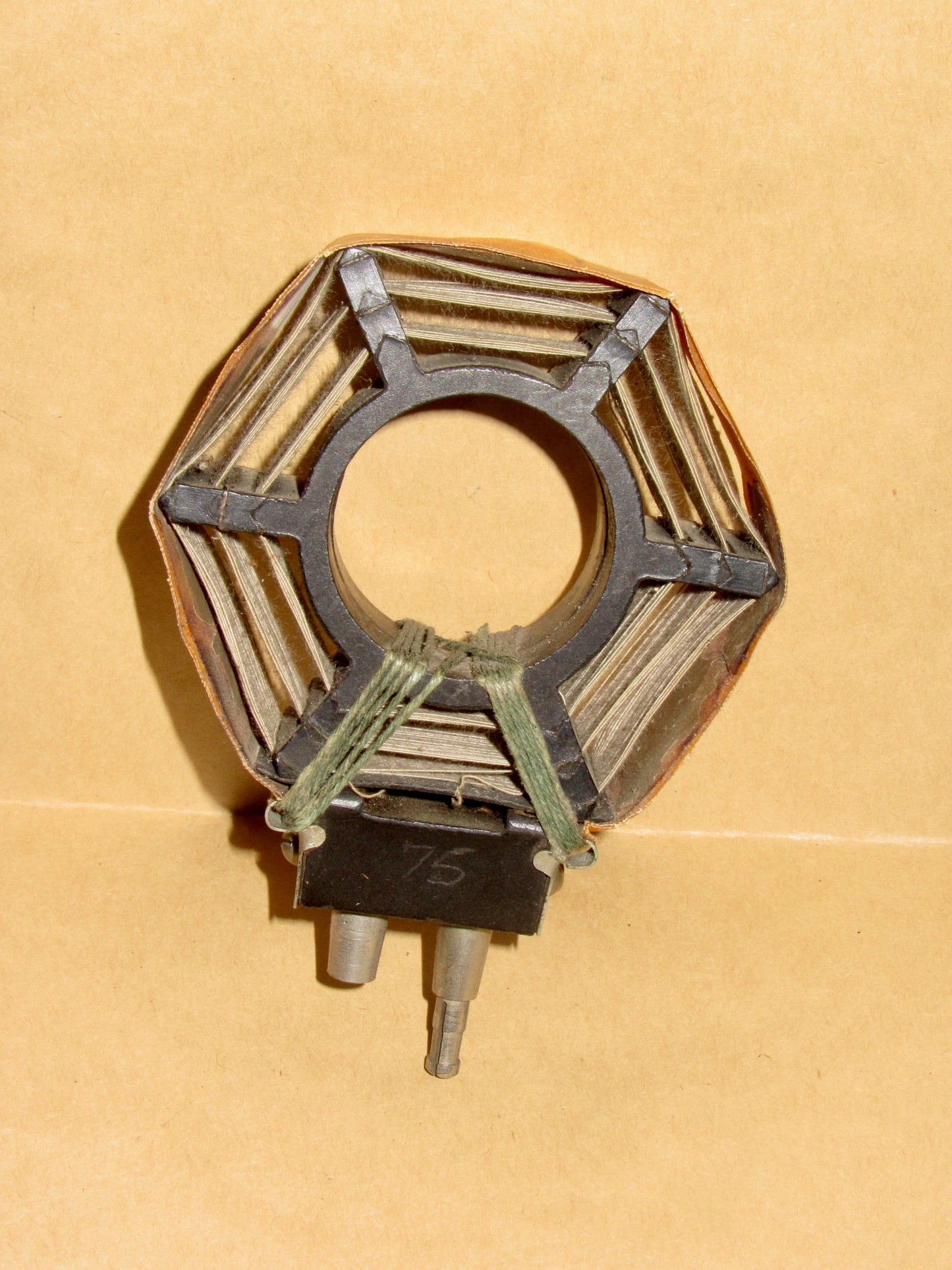 EDISON BELL, BASKET WEAVE COIL, MARKED 75, 1930