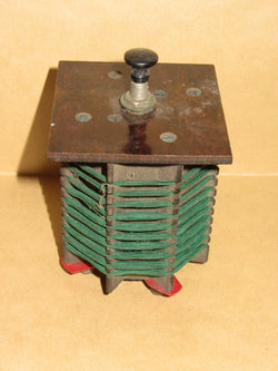 GREEN LITZ, SILK COVERED WIRE, COIL BUILT ON BECOL FORMERS, 1920'S