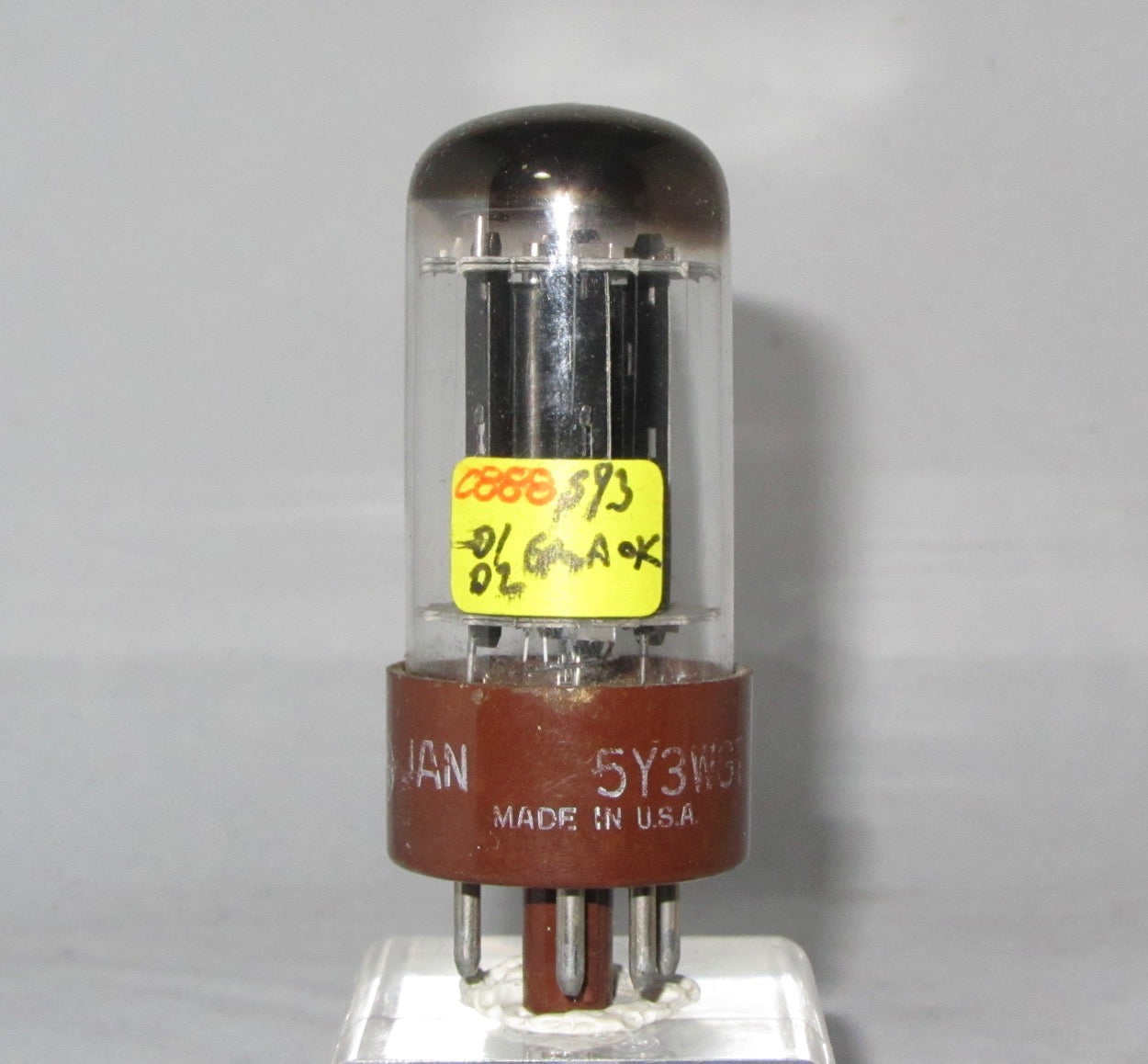 5Y3WGT, SYLVANIA  5Y3GT/G, CV1856, U50, VT-197A,