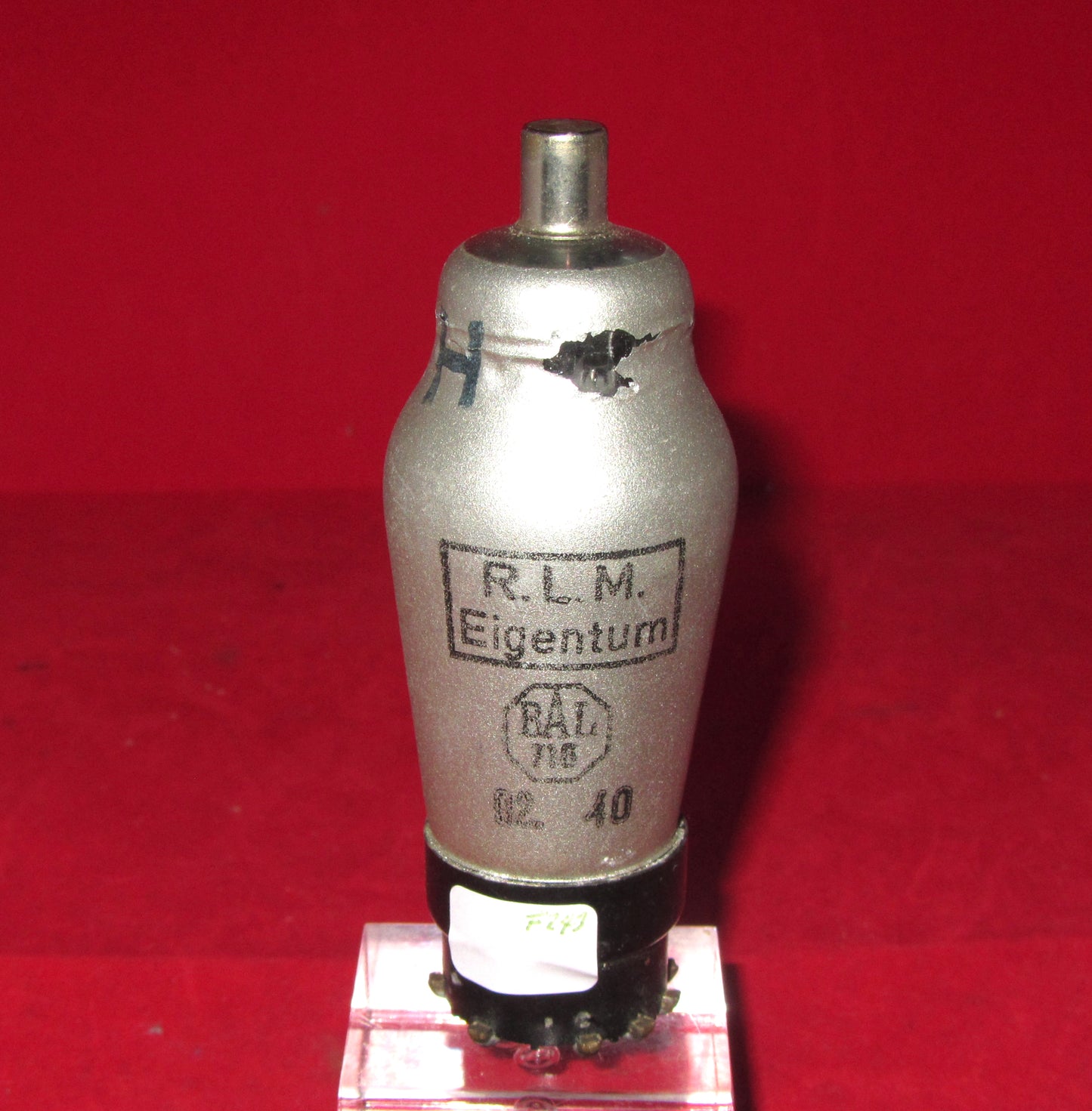 NF2,Telefunken, Pentode Valve, Rohre, RLM EIgantum, 1940
