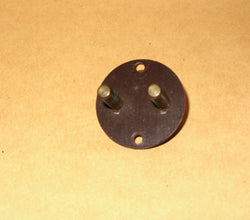 BS 372 : 1930 Part I ,non earthed two pin socket, male pins, chassis mount