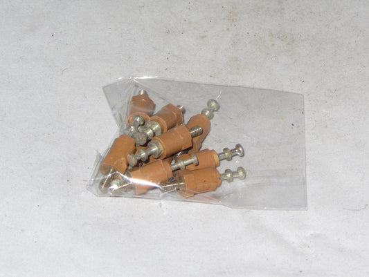 BARB CONE, SILVER PLATED SPILL, CHASSIS MOUINT 8BA SCREW INSULATED STANDOFF,