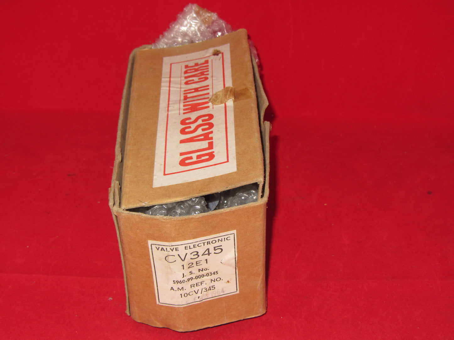 12E1, STC THORN-EMI, FEBRUARY 1958 SUNDERLAND MANUFACTURE, 5B/351D, CV345, CV8025, NEW BOXED,