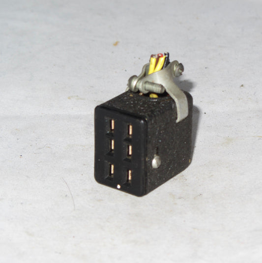 MINIATURE JONES SOCKET, CABLE MOINT,  6 PIN, FEMALE