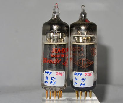 6094  BENDIX, MATCHED PAIR, TE-18,  REDBANK PENTODE MIL SPEC 6AQ5 6005 USED AS ALTERNATIVE TO EL84 7189 NEW BULK PACKED